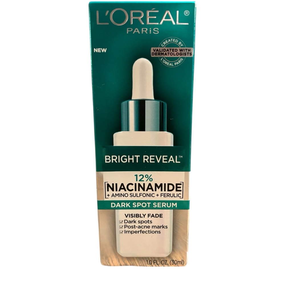 L'Oreal Paris Bright Reveal 12%
Niacinamide Dark Spot Serum - 1 floz